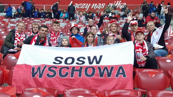 Uczniowie SOSW na meczu reprezentacji Polski (ZDJĘCIA)