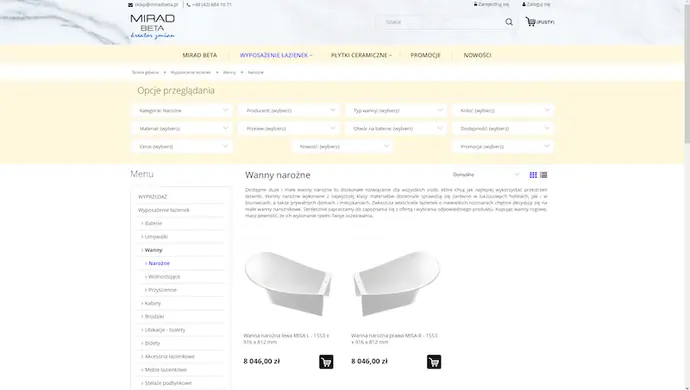 Wanny narożne - sprawdzony produkt w nowoczesnej łazience