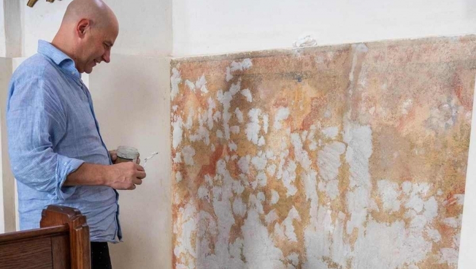 Konserwacja i restauracja w kościele św. Jadwigi Śląskiej w Goli