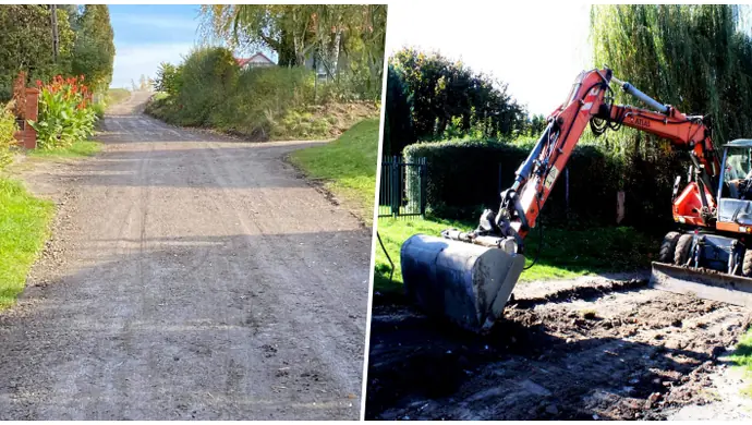 Droga w Lginiu wyremontowana (ZDJĘCIA)