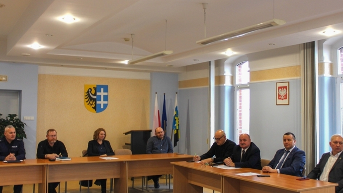 Posiedzenie Powiatowego Zespołu Zarządzania Kryzysowego