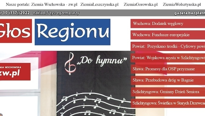 Listopadowy numer gazety Głos Regionu