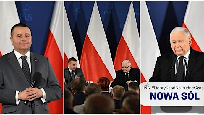 Spotkanie z prezesem PiS poprowadził Andrzej Bielawski