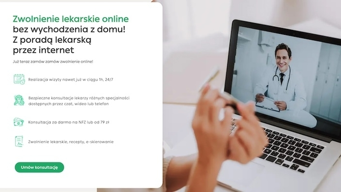 Czy zwolnienie lekarskie uzyskane przez internet jest akceptowane przez pracodawców?