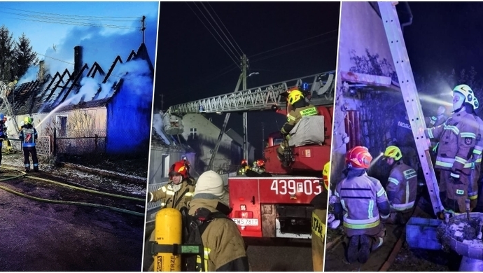 W Krzepielowie skończyło się na płomieniach w przewodzie kominowym (FOTO) 