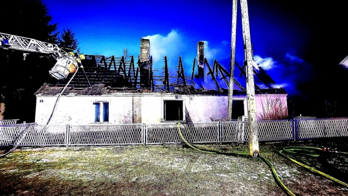 - pożar domu Radzyniu 