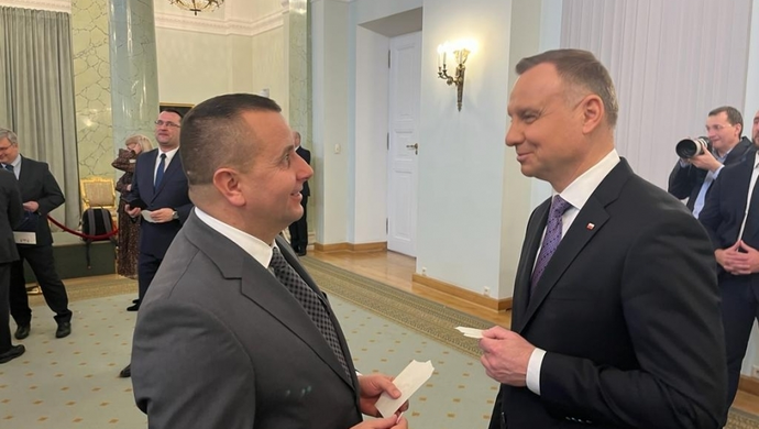 w Pałacu Prezydenckim