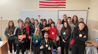 czyli gra orientacyjna w sławskiej podstawówce