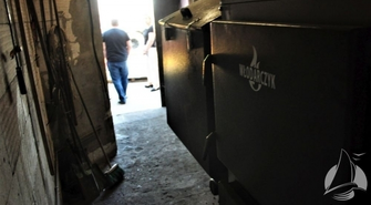 Nowy piec w OSP Sława