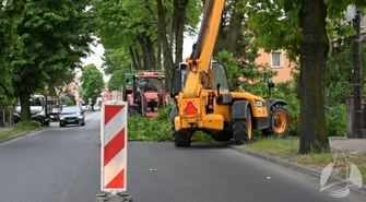 - Trwają prace w Sławie