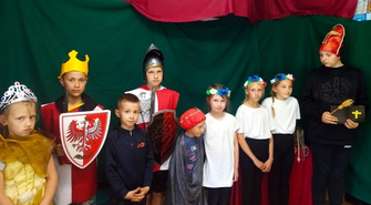 Projekt "Wielkie Wydarzenie Chrztu Polski Znaczenie" w Łysinach (ZDJECIA)