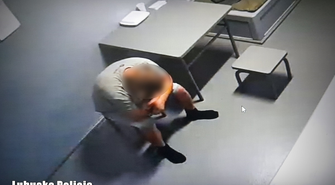  Policjanci szybko zatrzymali podejrzanego mężczyznę