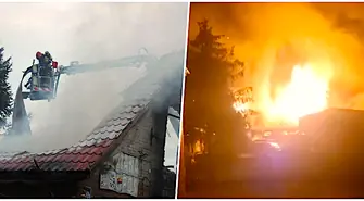 Pożar w Przyczynie Górnej. Palił się warsztat samochodowy (ZDJĘCIA)