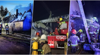 W Krzepielowie skończyło się na płomieniach w przewodzie kominowym (FOTO) 