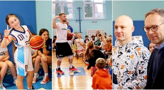 i przeprowadził wyjątkowy trening koszykówki (FOTO)