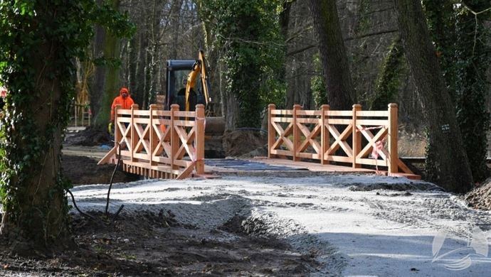 Park w Sławie odzyskuje dawny kształt