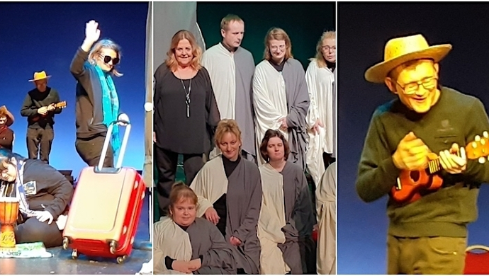 Spektakl „Jestem”: uczestnicy WTZ wystąpili na deskach leszczyńskiego teatru!