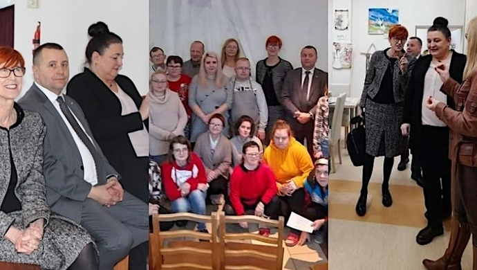 Elżbieta Rafalska odwiedziła uczestników WTZ we Wschowie (FOTO)