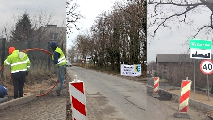 Trwa przebudowa drogi na trasie Szlichtyngowa – Wyszanów (FOTO)