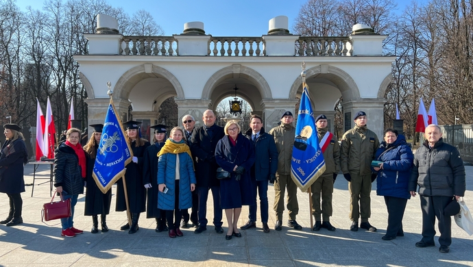 Delegacja ze Wschowy na obchodach 79. rocznicy zagłady Huty Pieniackiej