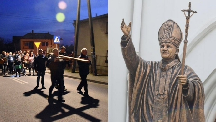 Sława: Droga Krzyżowa w obronie wiary i dobrego imienia św. Jana Pawła II