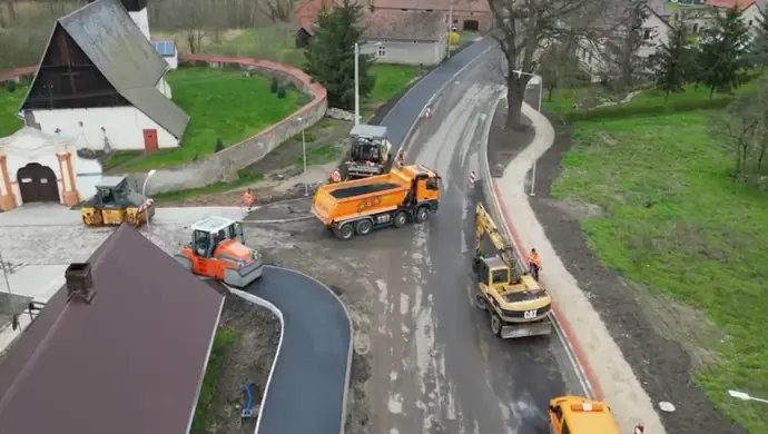- inwestycja postępuje