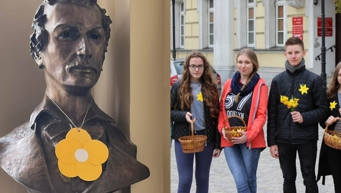 - na pamiątkę powstania w getcie warszawskim