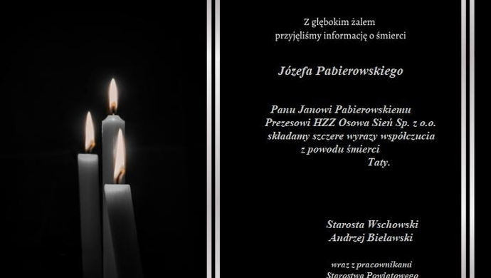 Zmarł Józef Pabierowski