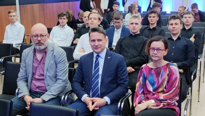 Inauguracja programu „Cyfrowa Przyszłość Miedzi” z udziałem I Zespołu Szkół we Wschowie