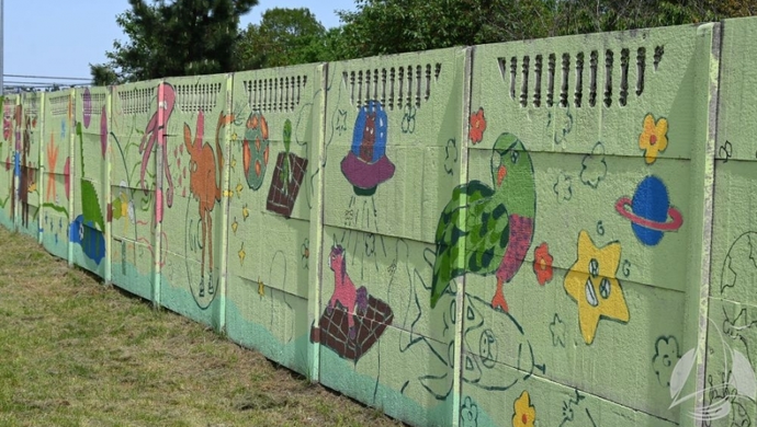 Street art w Sławie