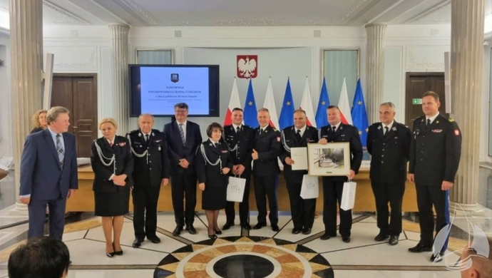 Sławscy strażacy w Sejmie RP (FOTO)