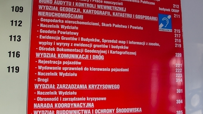 Zmiany w obsłudze klientów Wydziału Komunikacji i Dróg - Starostwo Powiatowe we Wschowie