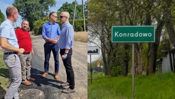 Budowa sieci kanalizacyjnej w Konradowie dobiega końca