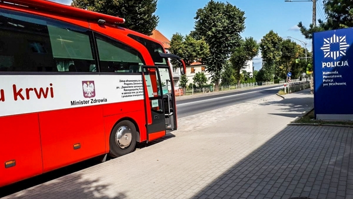 KPP Wschowa zaprasza na sierpniową zbiórkę krwi