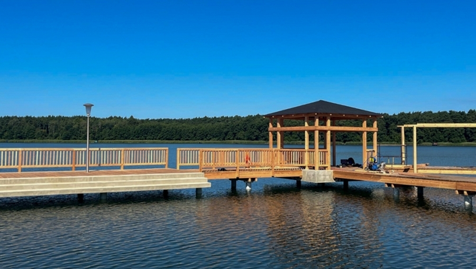 Budowa zespołu pomostów w Lginiu na ukończeniu! (FOTO)