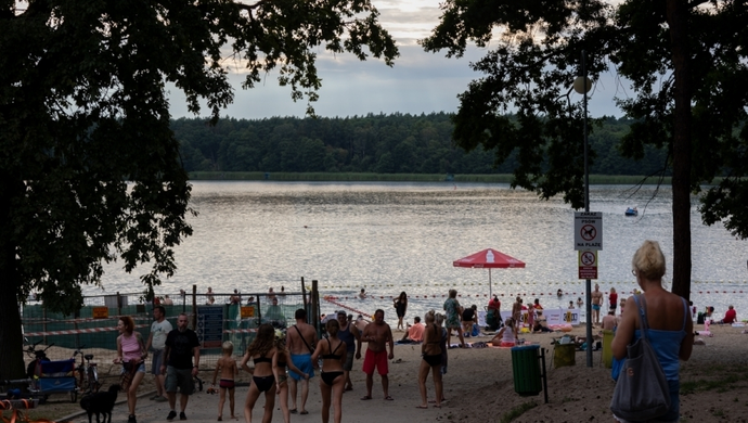 Zakaz kąpieli na kąpielisku tymczasowym w Lginiu (KOMUNIKAT)