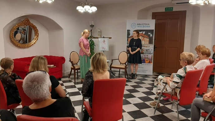 Spotkanie z Barbarą Wysoczańską w Bibliotece Publicznej we Wschowie