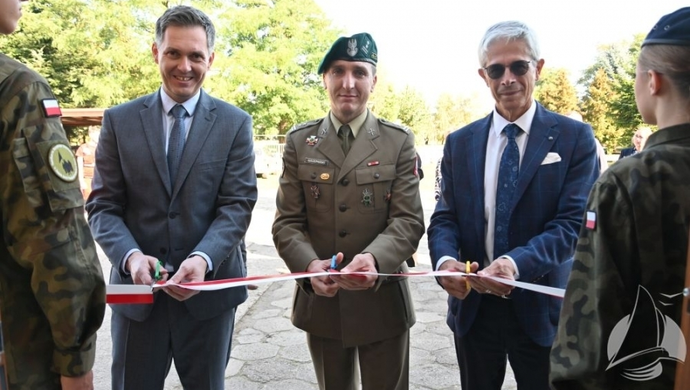 Strzelnica w Zespole Szkół Ponadpodstawowych w Sławie oficjalnie otwarta (FOTO)