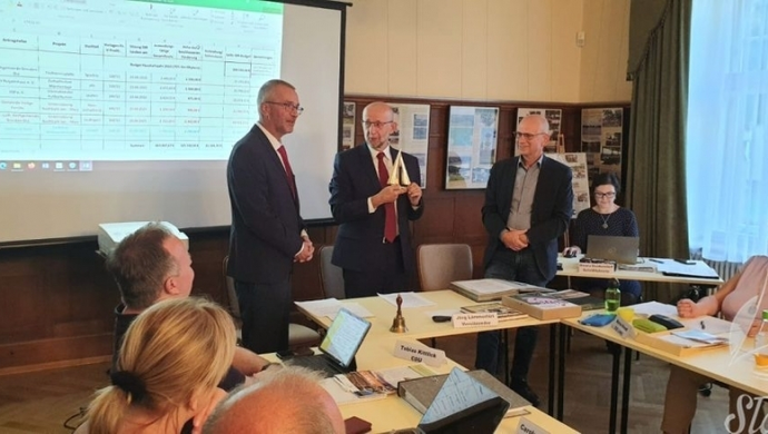 Wizyta delegacji sławskiego samorządu w Dreźnie