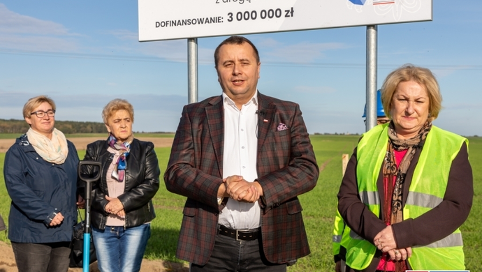 Powiat Wschowski modernizuje drogę od Zamysłowa do krzyżówki Gola-Konradowo