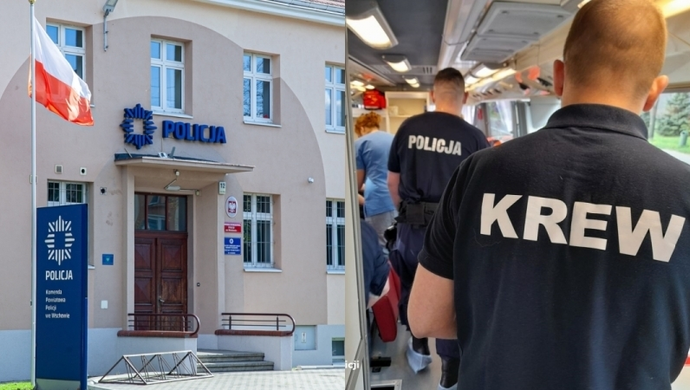 Oddaj krew i uczcij niepodległość - akcja RCKiK i Policji we Wschowie