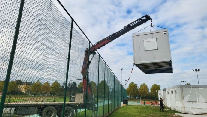 Przy Orliku w Sławie stanęła nowa szatnia
