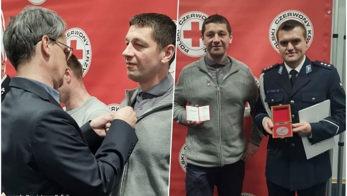 Aspirant Dariusz Brychcy uhonorowany za bezinteresowną pomoc