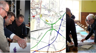 wskazano wariant przebiegu drogi