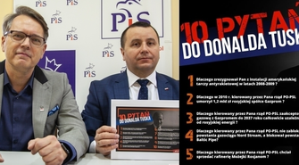 10 pytań do Donalda Tuska - konferencja PiS we Wschowie (VIDEO)