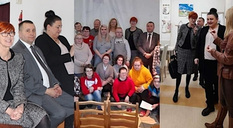 Elżbieta Rafalska odwiedziła uczestników WTZ we Wschowie (FOTO)