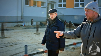 Burmistrz odwiedził place budowy (FOTO)