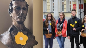 - na pamiątkę powstania w getcie warszawskim