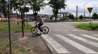 Pasy w okolicy Parku Wolsztyńskiego dostępne dla pieszych i rowerzystów