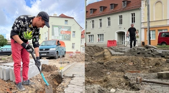 Stary pawilon handlowy zniknął z krajobrazu Wschowy. Postępuje kolejny etap prac (FOTO)